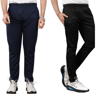 Men’s Premium Comfort Track Pants (BUY 1 GET 1 FREE) – Black & Grey| Stretch Fit, Gymwear & Everyday Wear